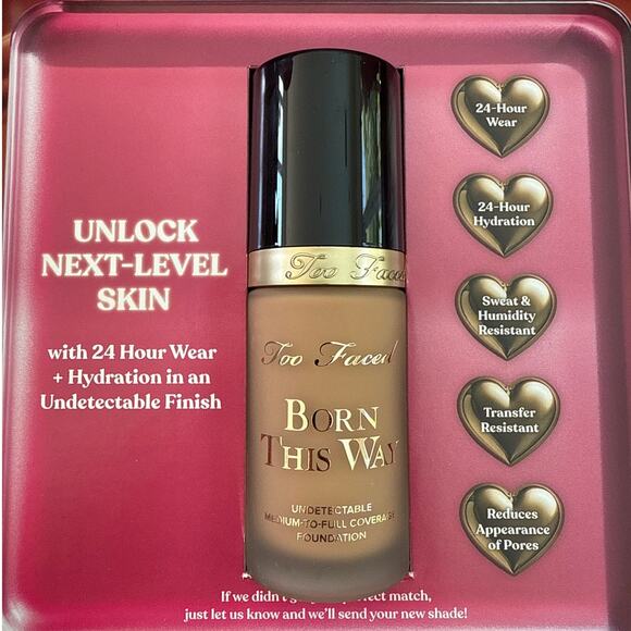 Too Faced Foundation Born This Way 1 fl oz Natural Beige - Picture 2 of 4